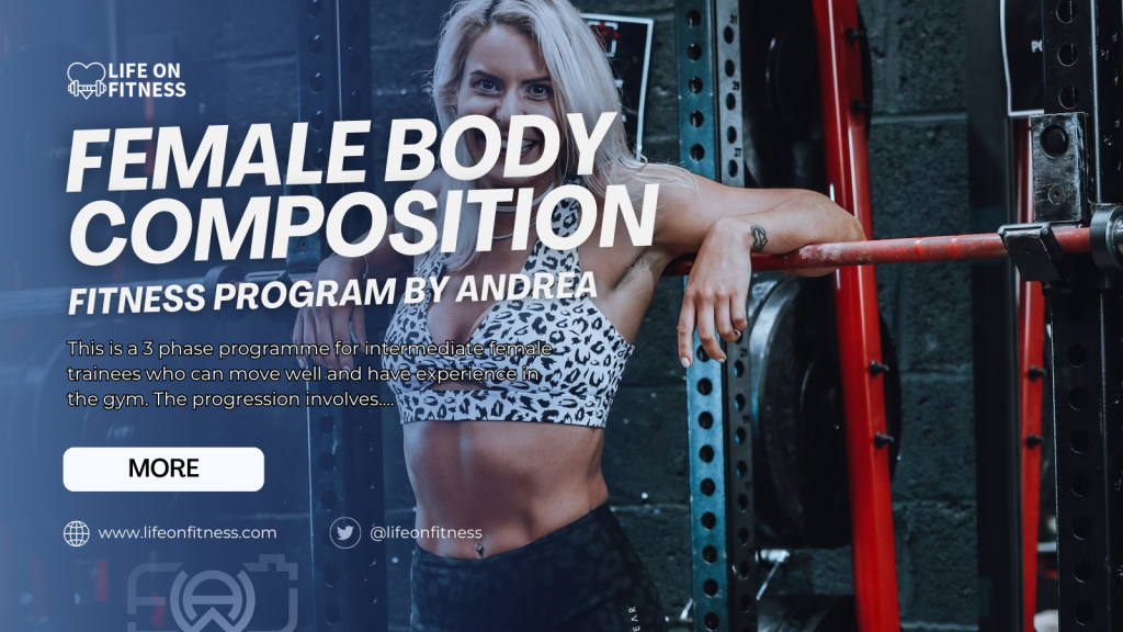 Fitness program for women, female body composition, new fitness and exercise program